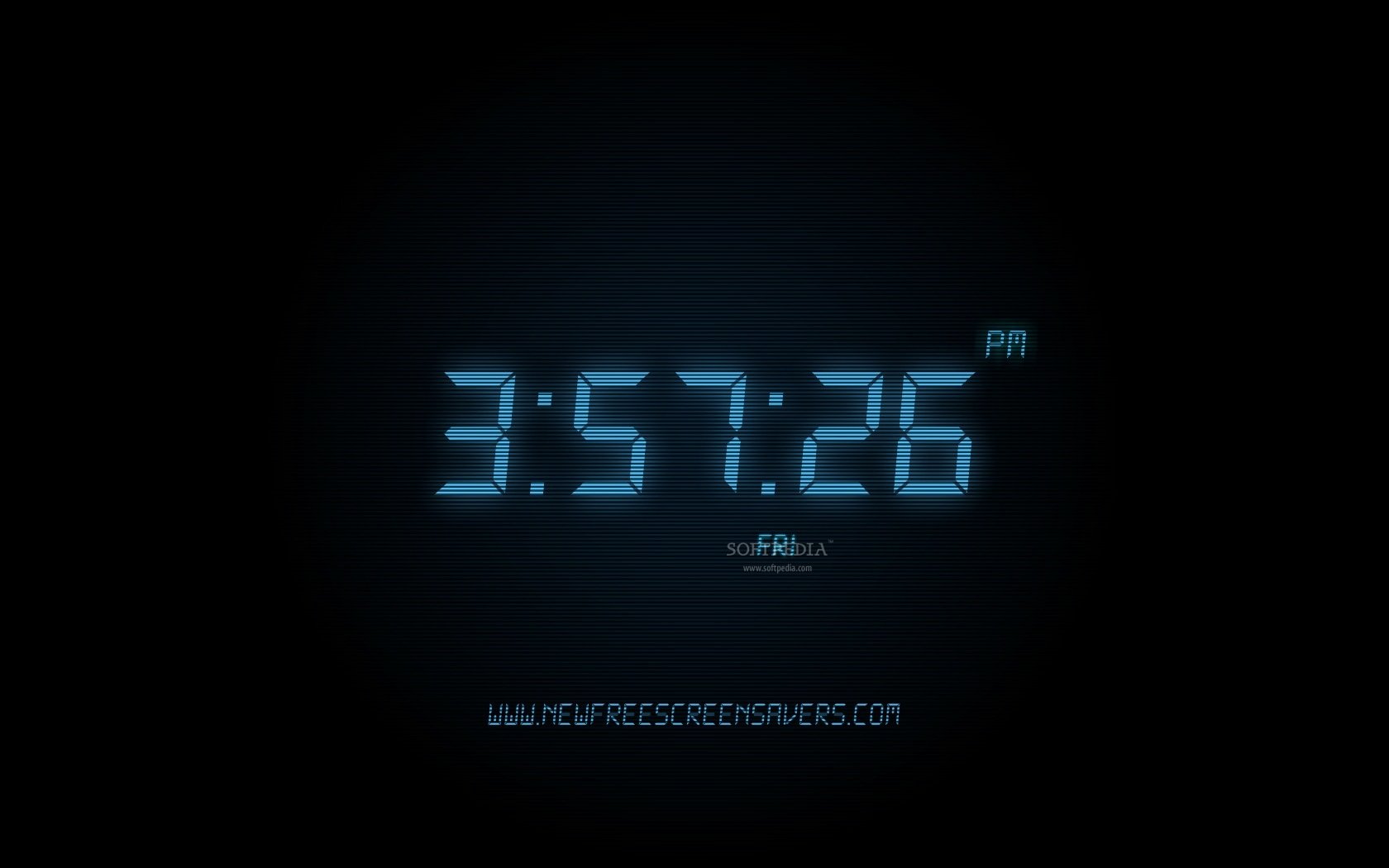 macbook digital clock screensaver