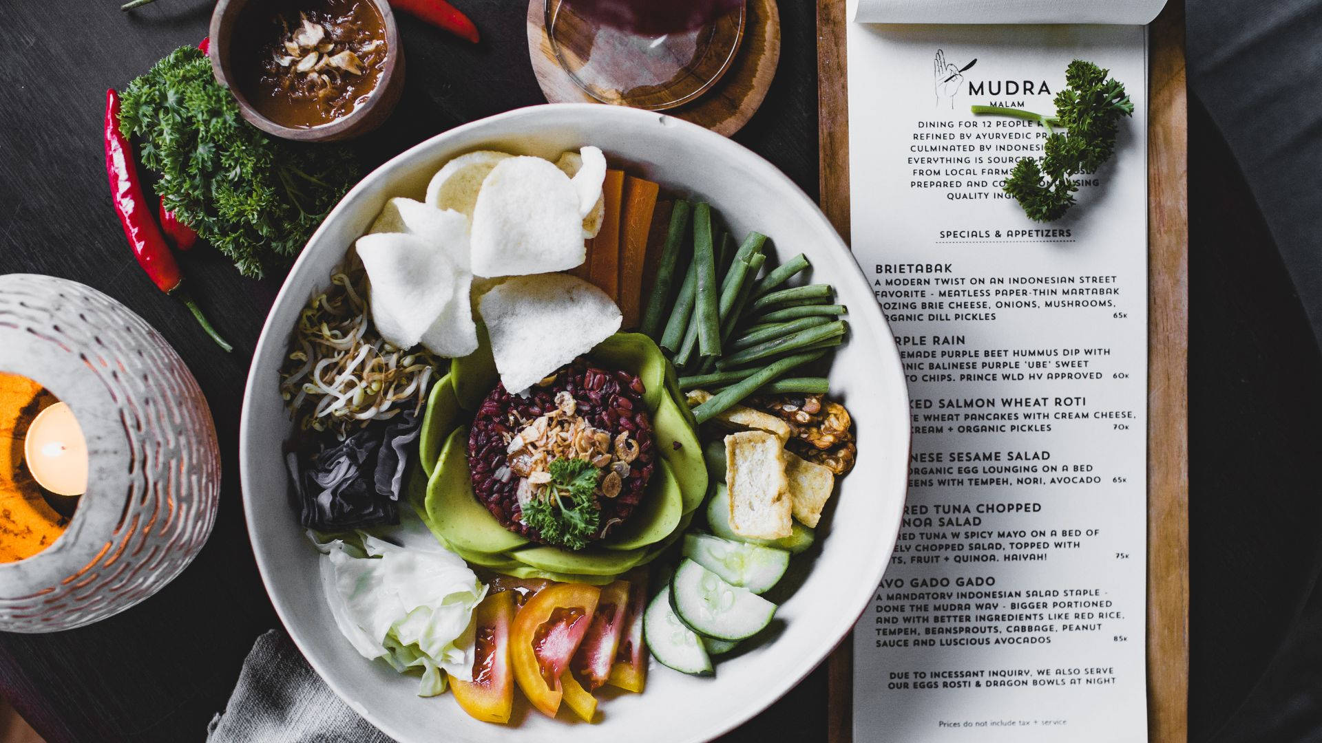 Menu Healthy Food Photography Wallpaper