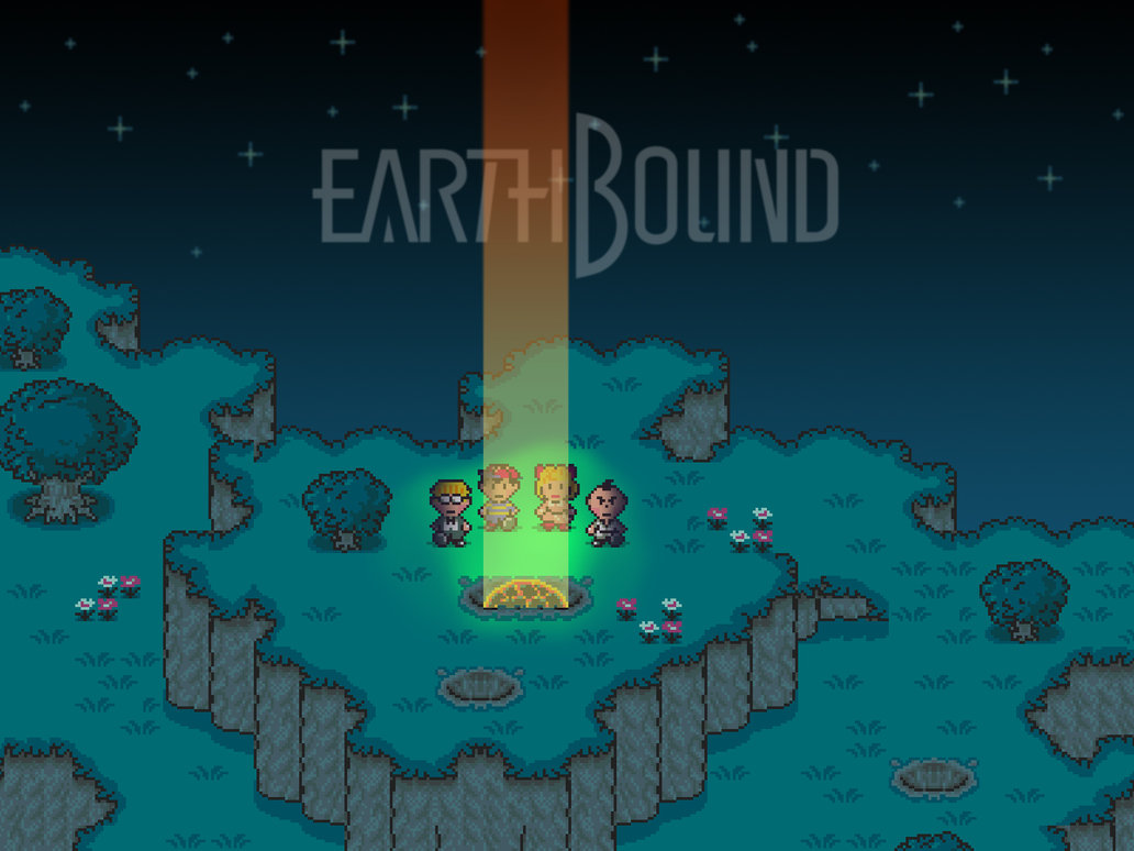 earthbound wallpaper new by jhroberts on