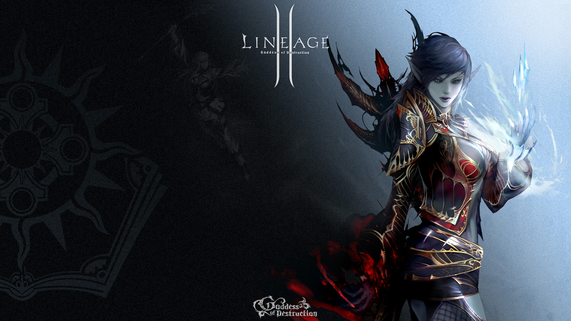 Lineage Ii Full Hd Dark Elf Wizard Wallpaper Sexy