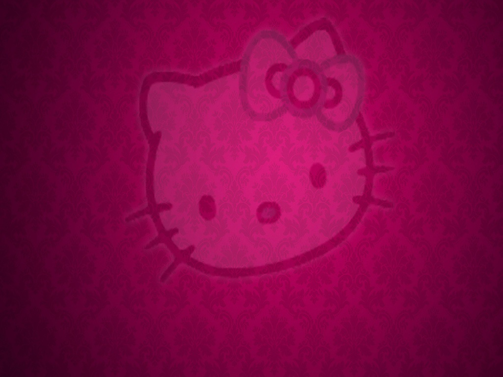 Vector   Hello Kitty Pink   iPad iPhone HD Wallpaper 1024x768