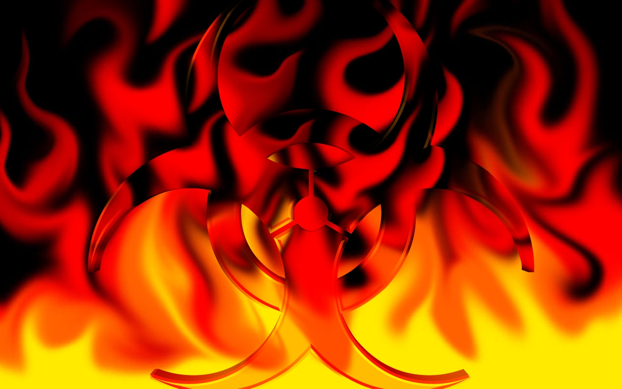 Cool Fire Background Using As