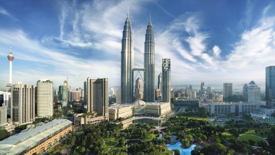 Kuala Lumpur City Centre Panaromic Desktop Wallpaper HD