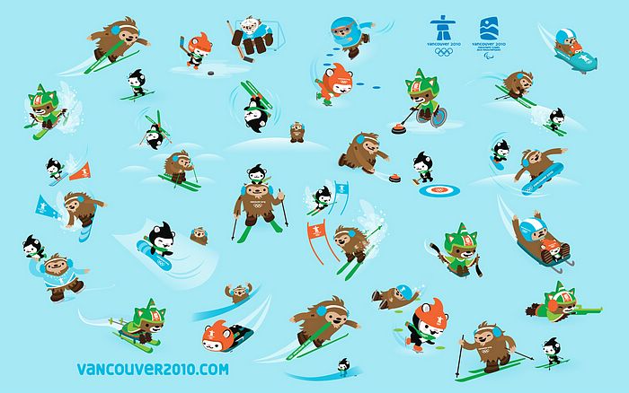 Sport Events Mascots Of Vancouver Winter Olympics
