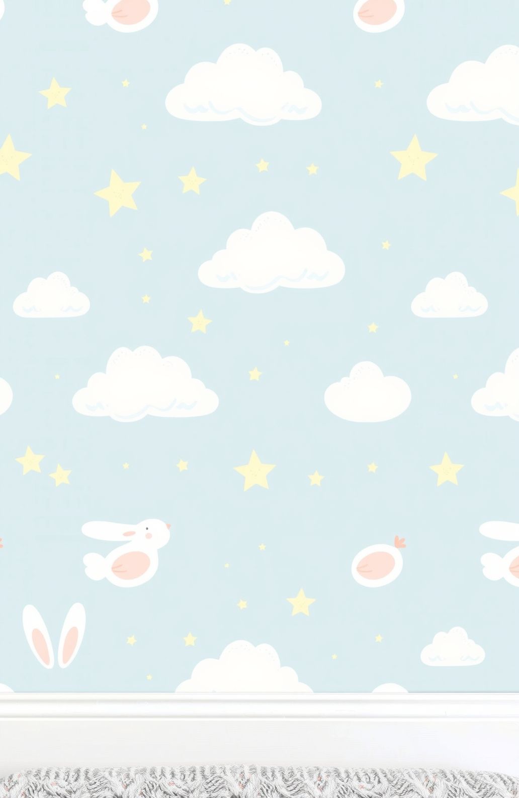 Cute Light Blue Wallpaper
