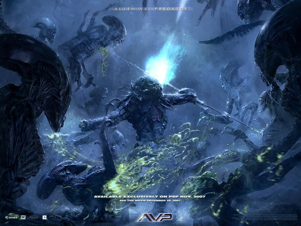 1024x768 Alien vs Predator desktop PC and Mac wallpaper