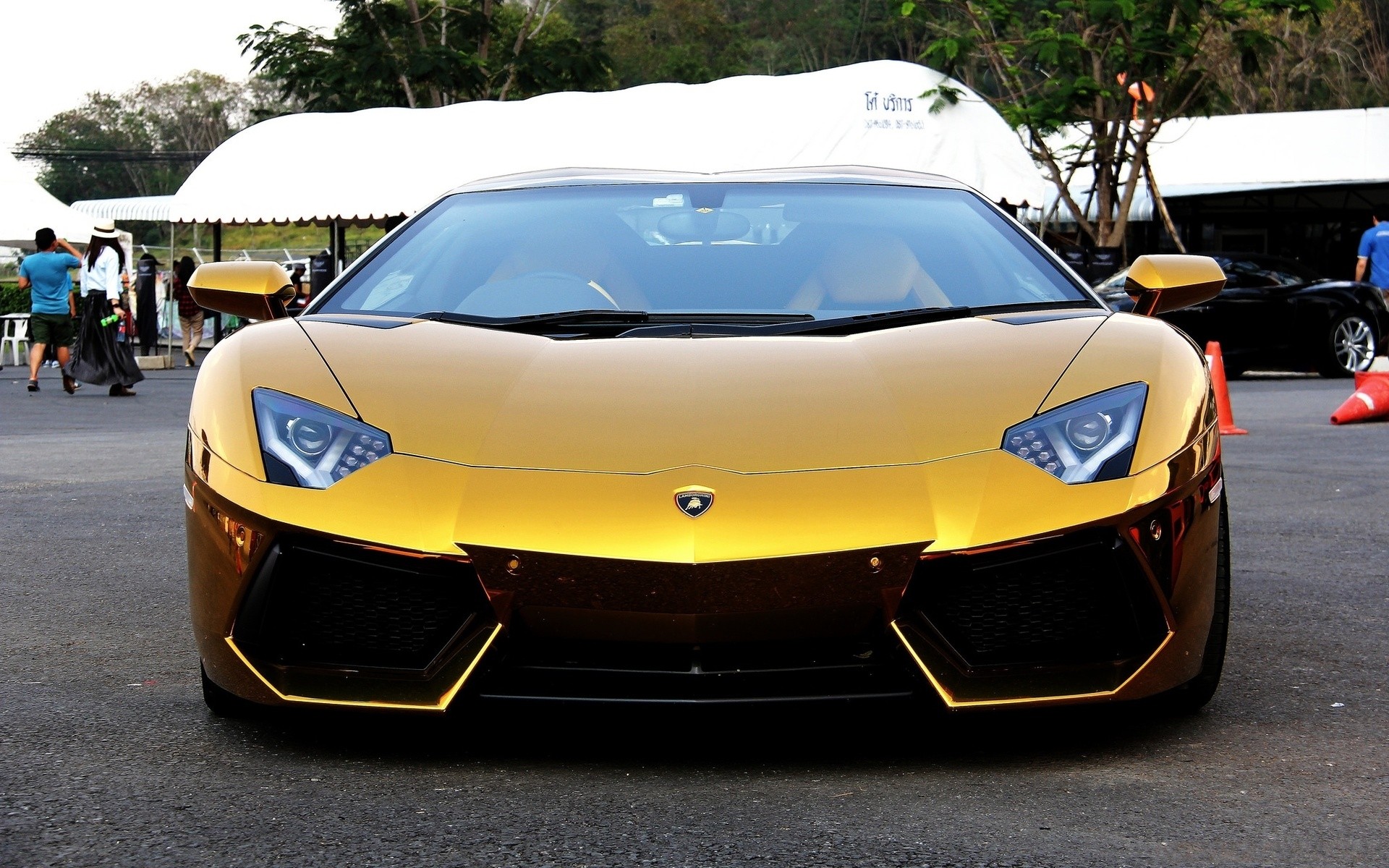 Lamborghini Car Gold India Wallpaper HD Desktop And