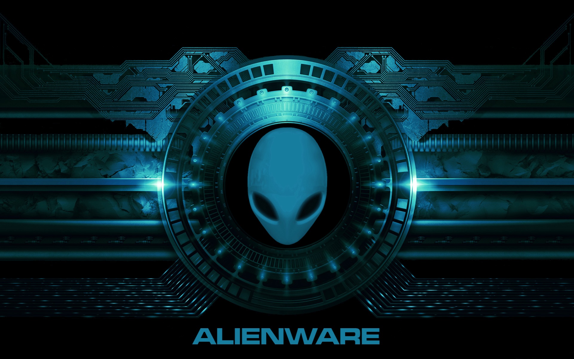 Alienware Wallpaper Blue HD