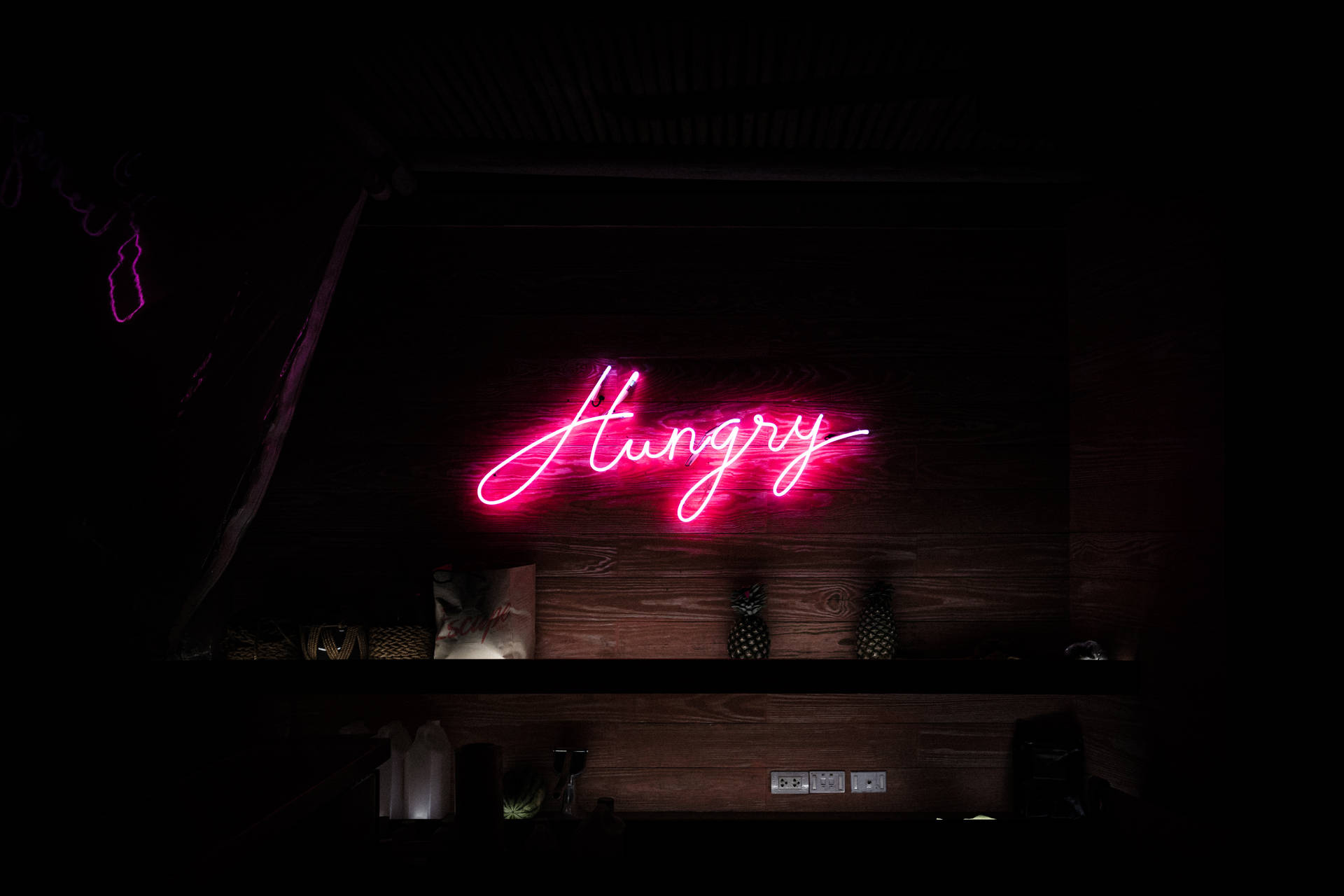 Neon Pink Aesthetic Wallpaper