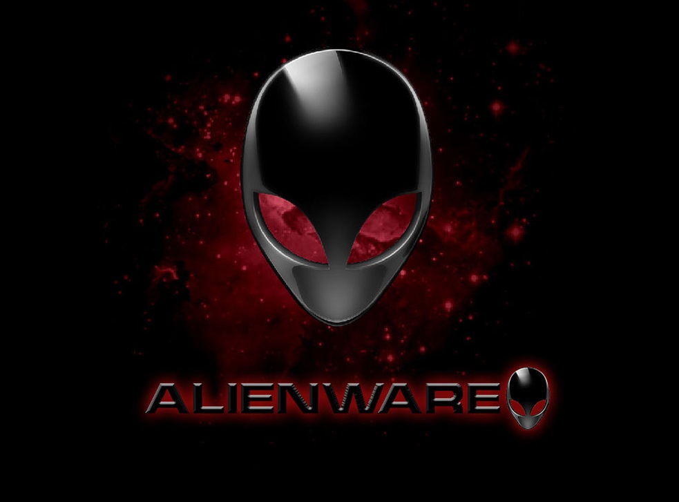 Red Fondo Escritorio Alienware Black Wallpaper
