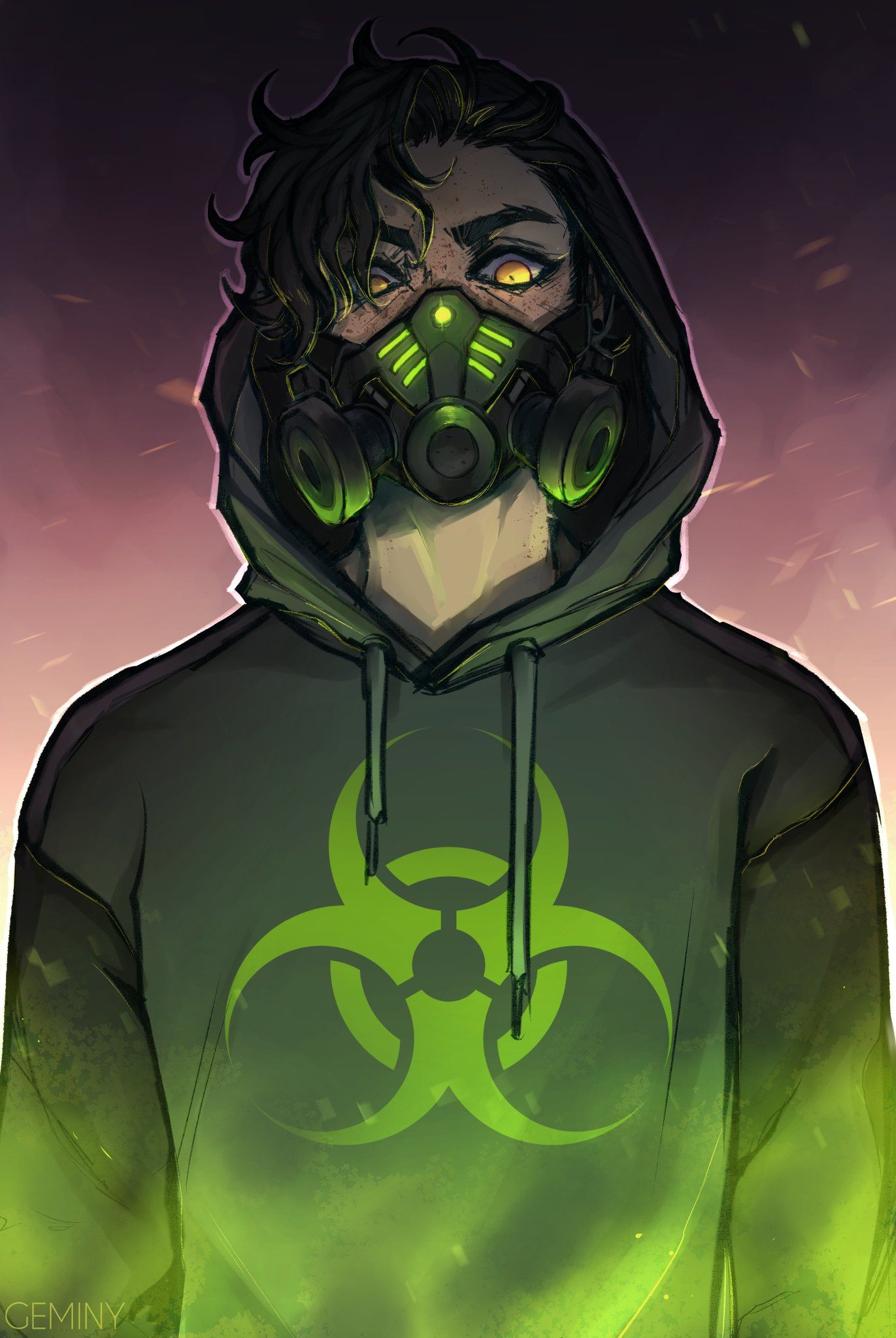 Anime Boy With Mask Clipart  Anime Boy With Gas Mask Transparent PNG   1000x703  Free Download on NicePNG