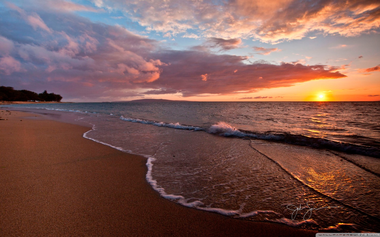 Beach Sunset 4k HD Desktop Wallpaper For Ultra Tv