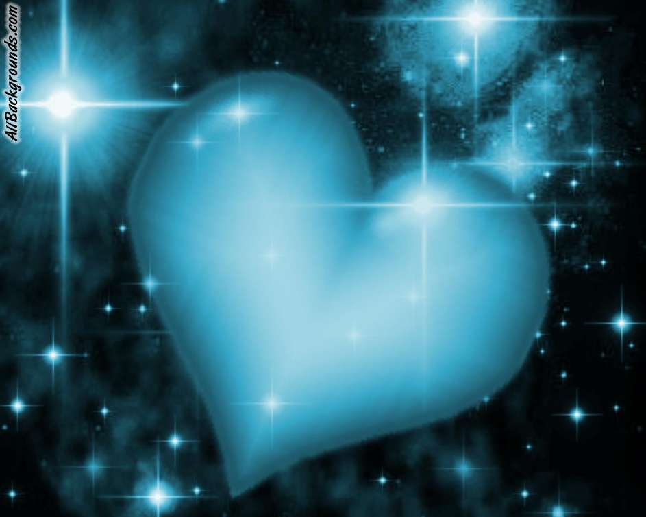 Blue Animated Hearts Background Myspace