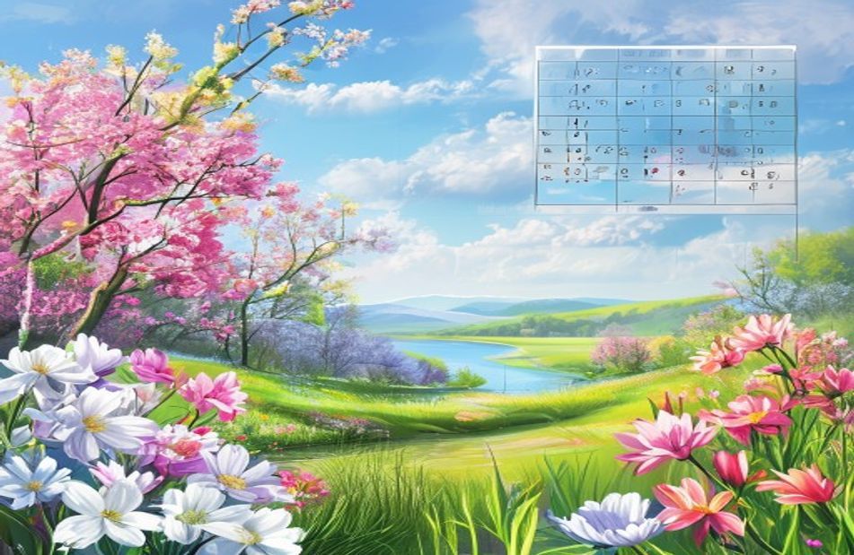 April Calendar Wallpaper