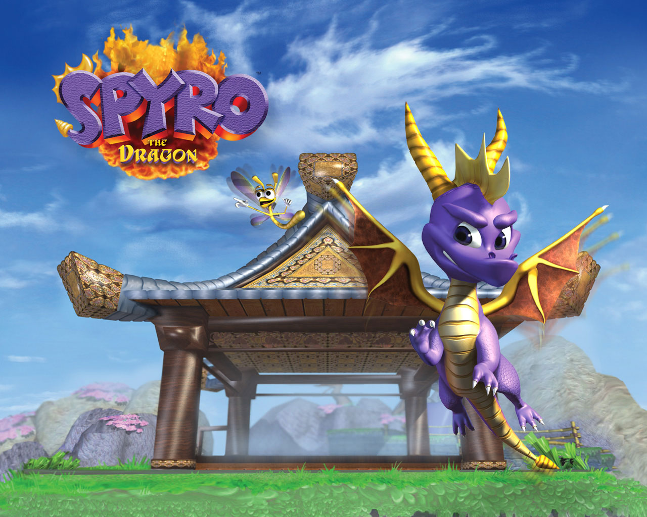 Spyro Enter The Dragonfly Dojo Wallpaper