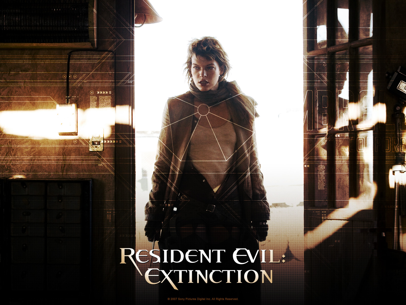 Resident Evil Extinction Milla Jovovich Wallpaper