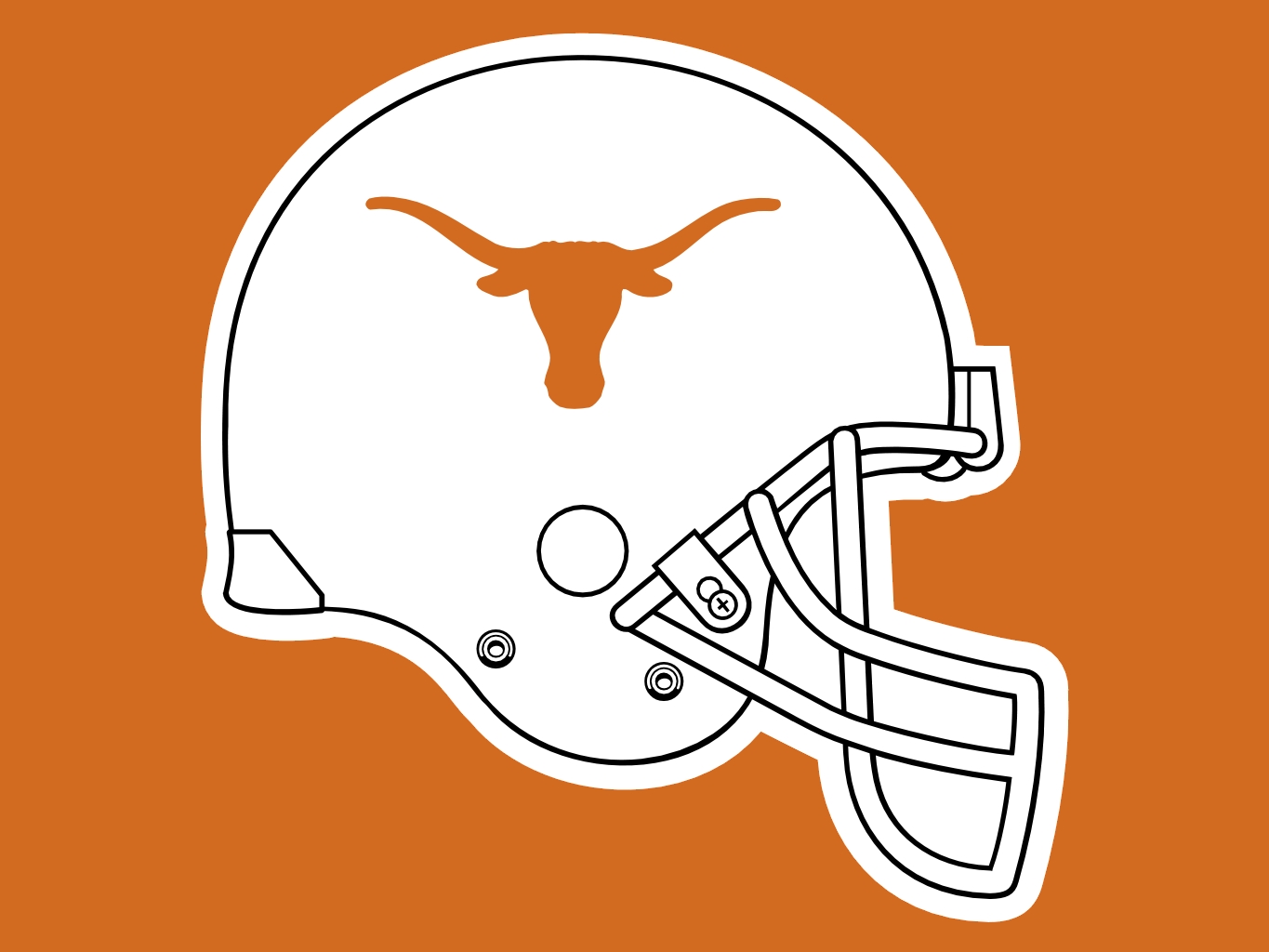 Texas Longhorns Football Helmet Logo