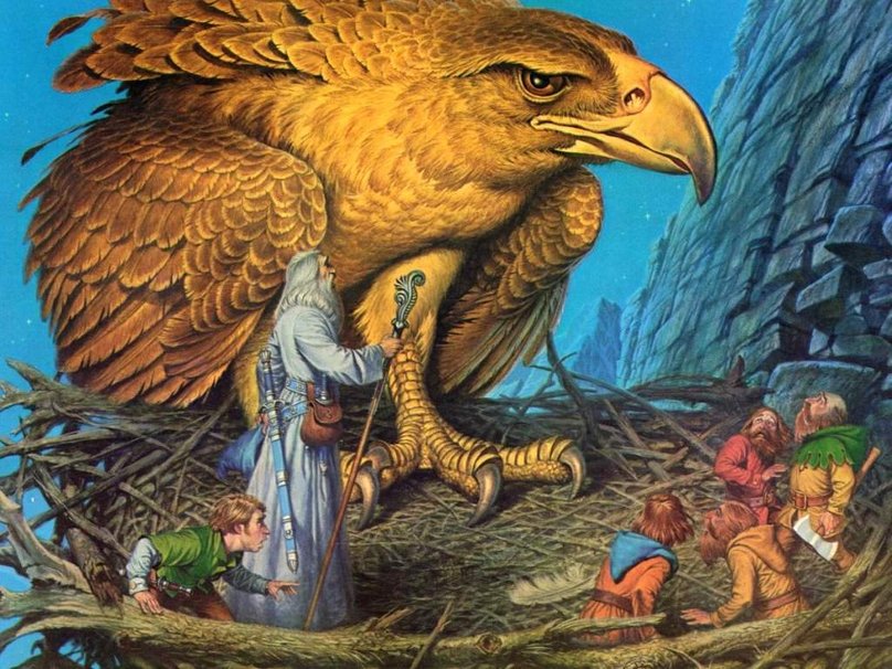 Fantasy Nest Magic Eagle Wallpaper