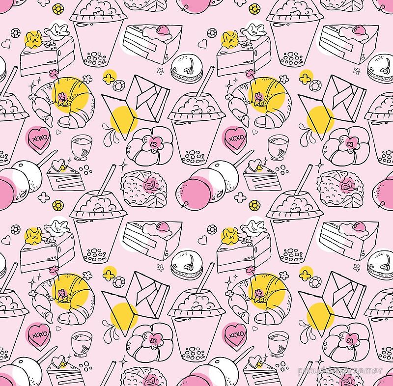 Japanese Treats Art Print By Prouddaydreamer In Patterns