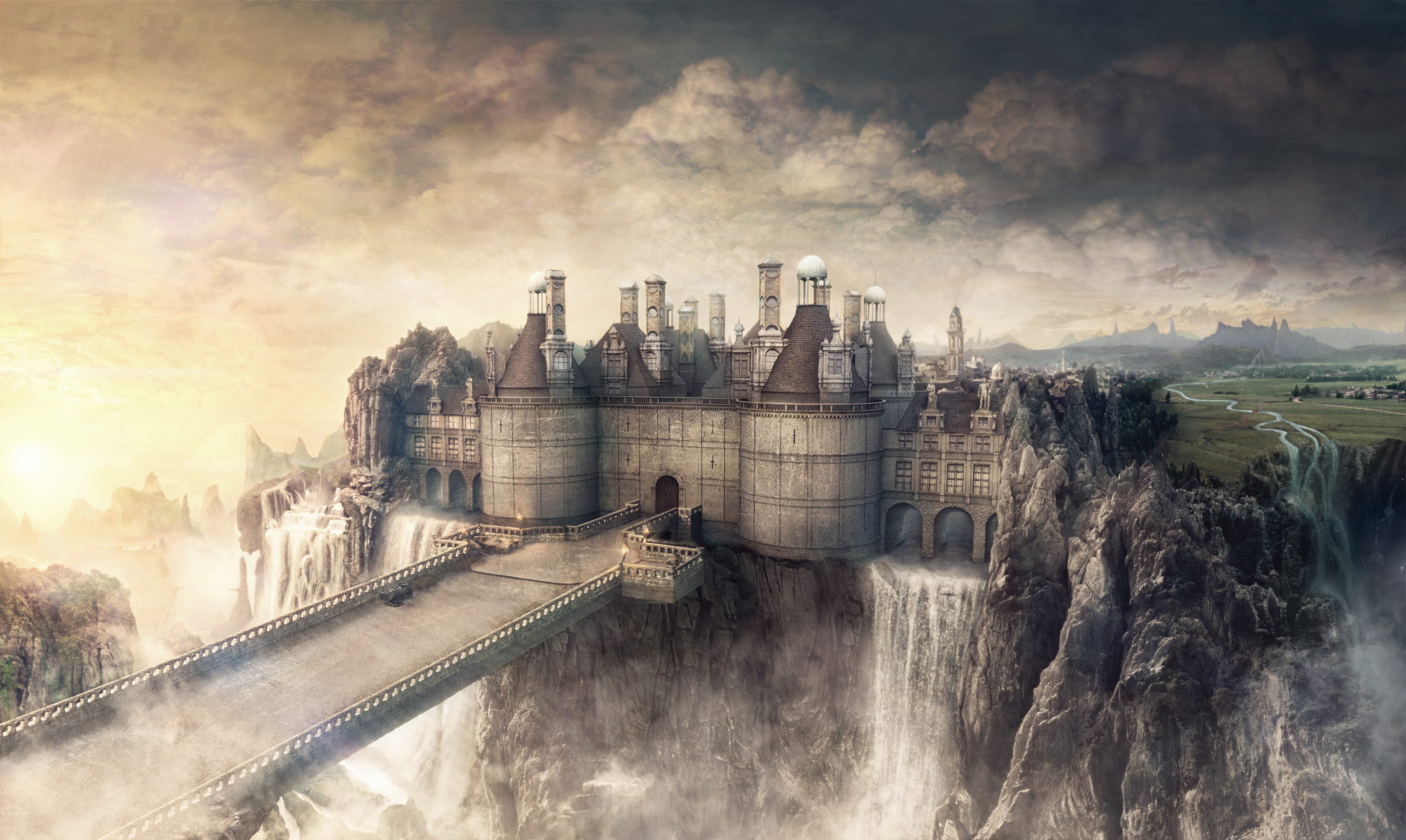Fantasy Castle Wallpaper HD