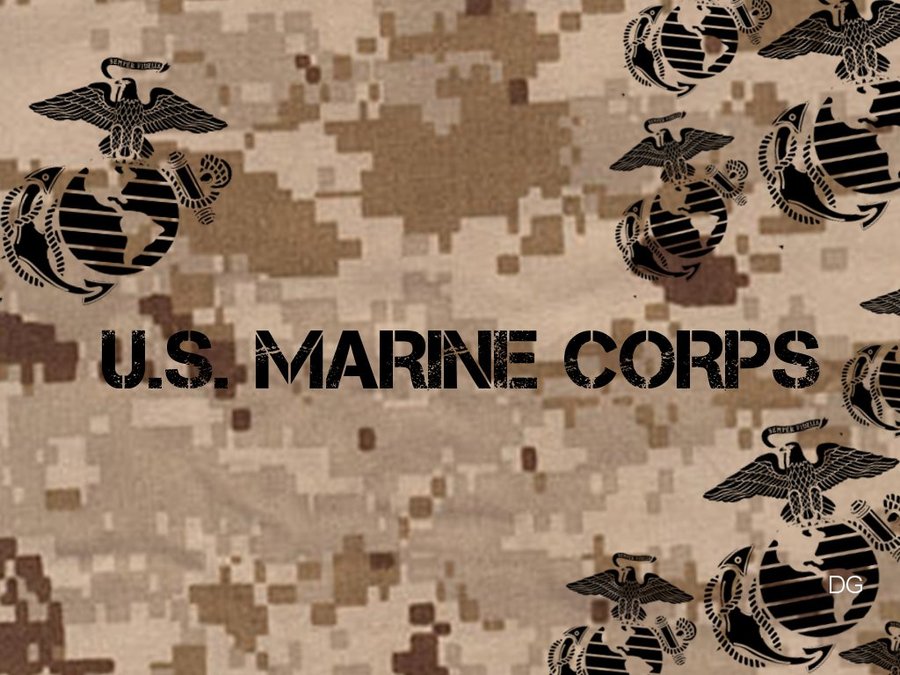 Marine Corps background by dividedbyduty on