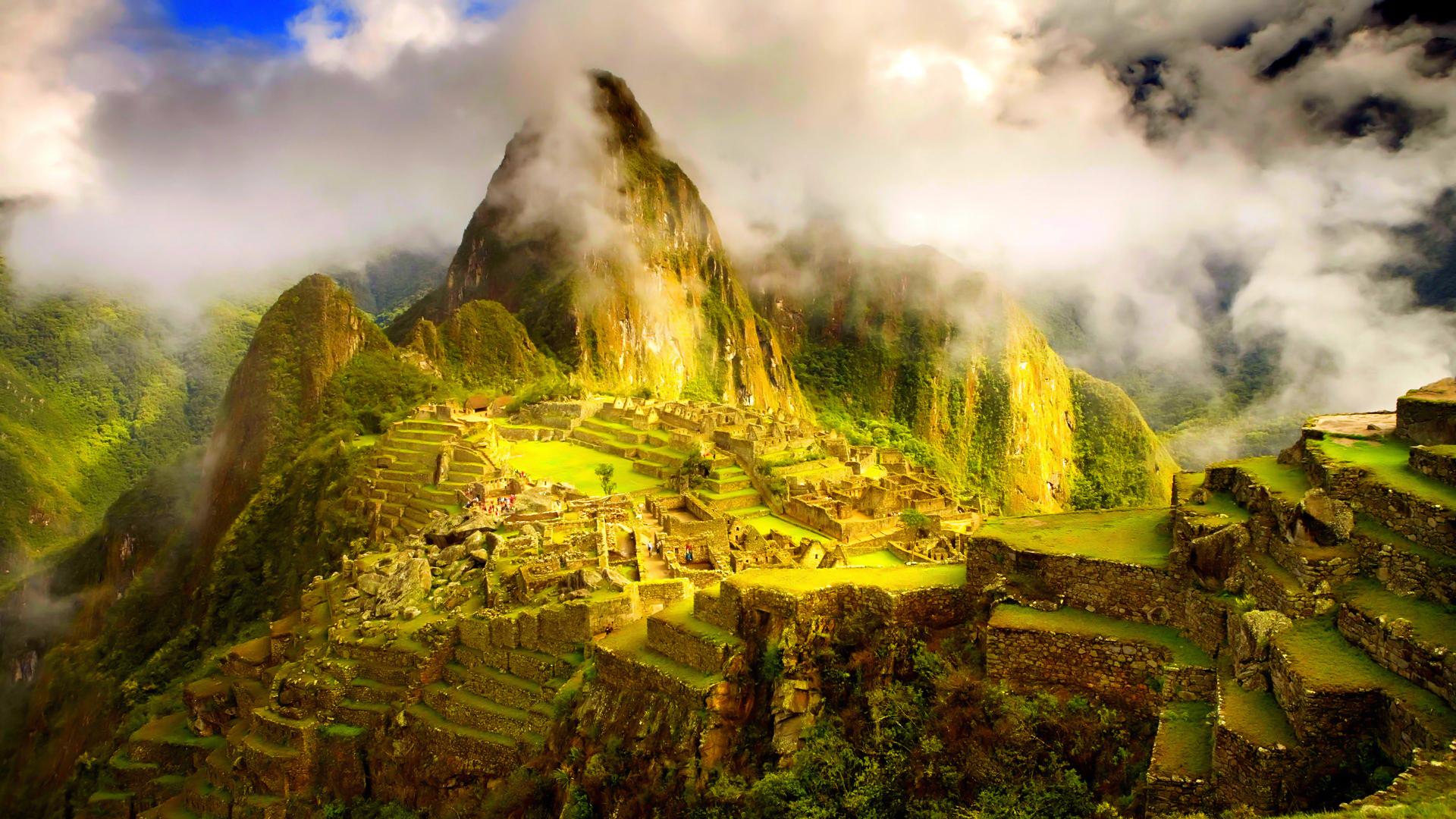 Clouds Rolling Over Machu Picchu Hd Wallpaper Wallpaper List