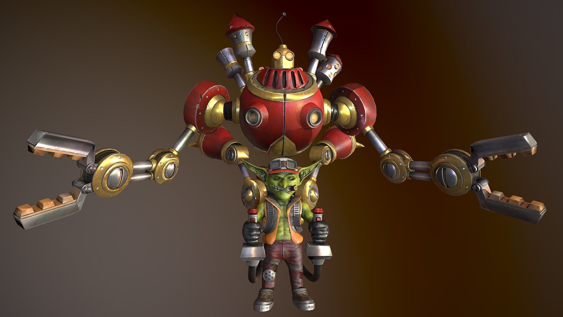 3d Asset Gazlowe Heroes Of The Storm Replica Cgtrader