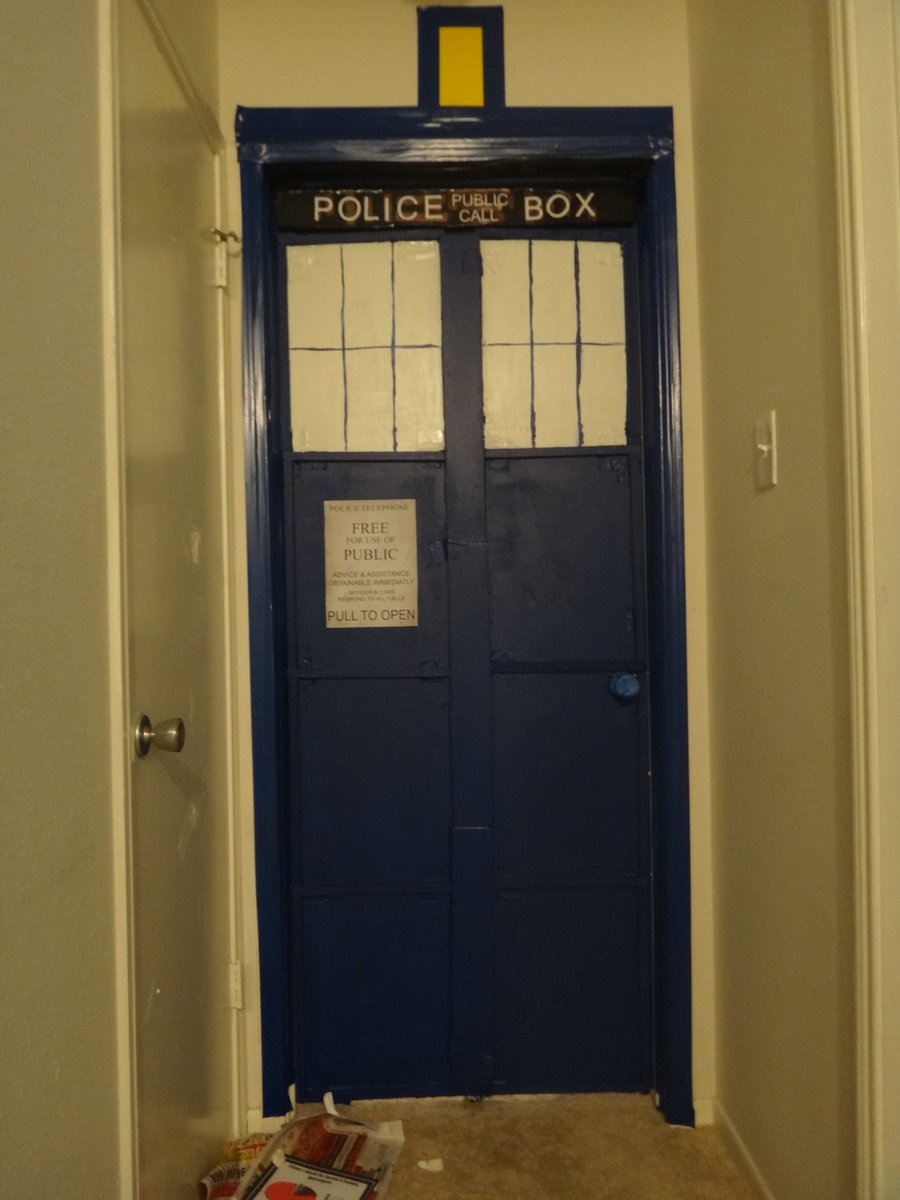 Free Download Tardis Bedroom Door By Zenathezee 900x1200 For
