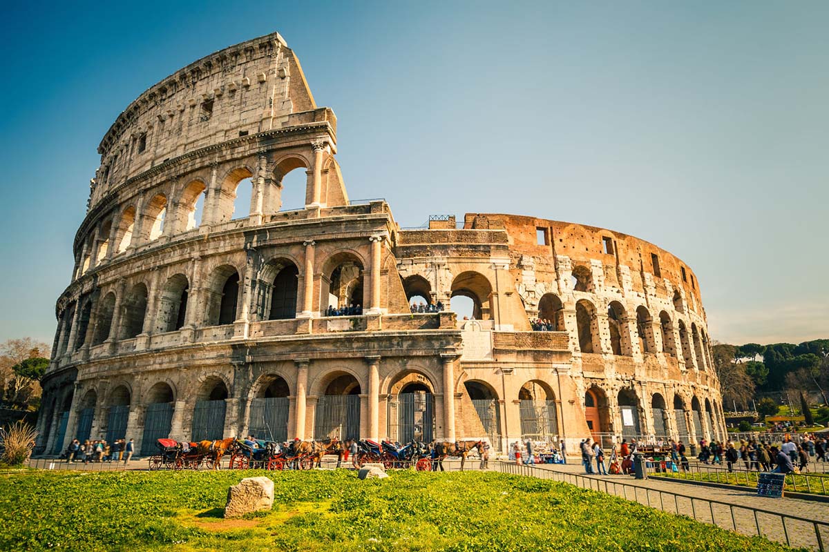 Roman Colosseum Wallpaper HD Background Desktop