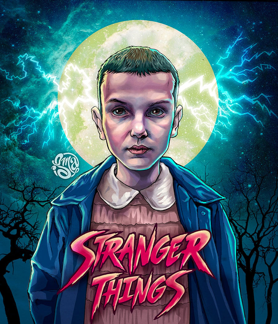 Eleven   Stranger Things by ismaComics 900x1052