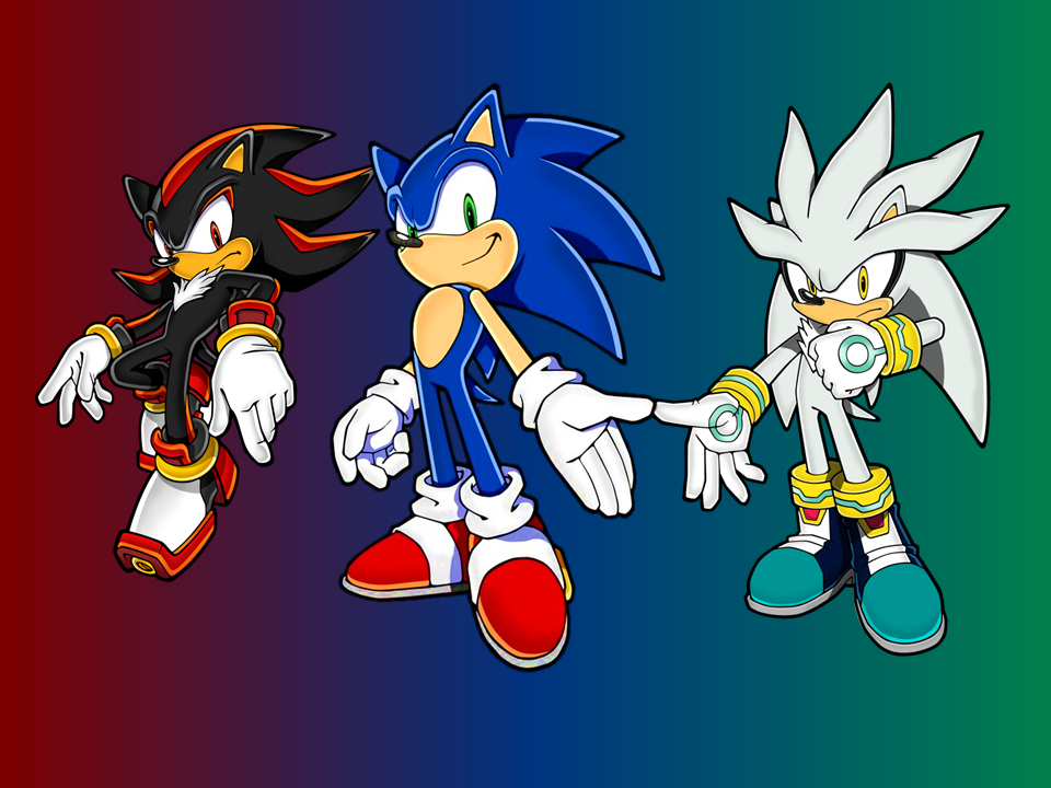 Sonic Shadow and Silver New Wallpaper V2 by