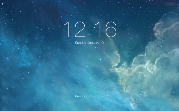 Get the iOS 7 Lock Screen on your Mac with this Screensaver