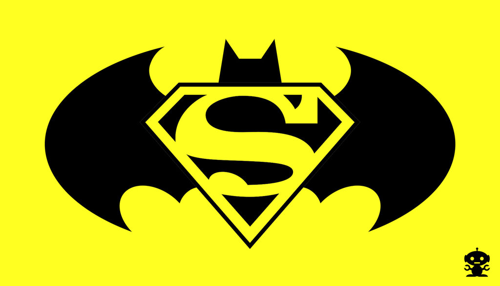 Batman Superman Ic Title Logo By HappybirtHDayroboto On