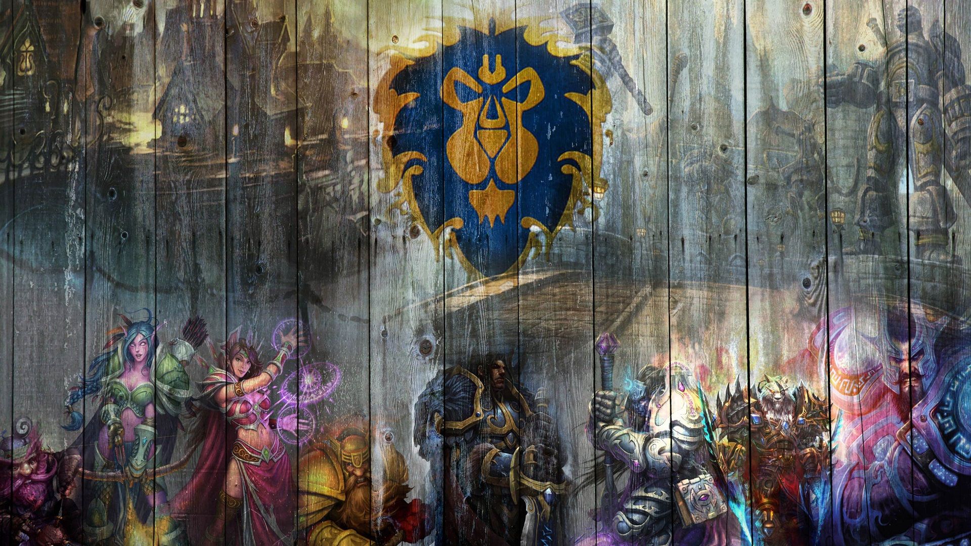 Wallpaper World Of Warcraft Hero Background Dwarf Knight Archer