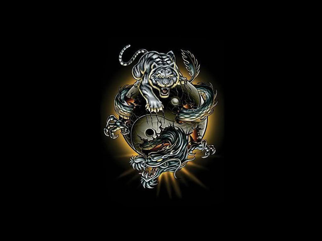 Dragon Yin Yang Wallpaper For Your