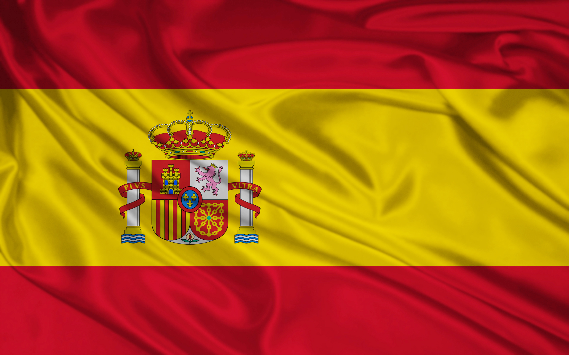 Spain Flag Wallpaper Stock Photos