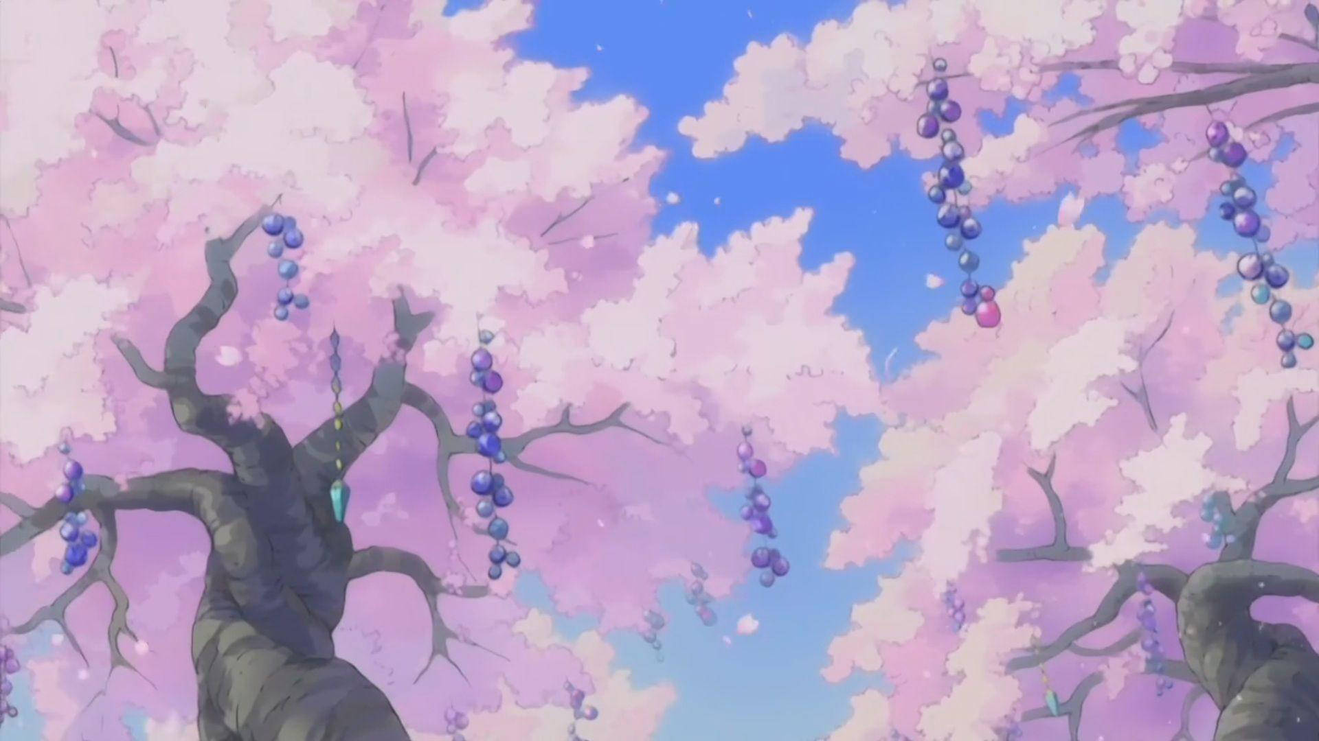 Pink Anime Aesthetic Wallpaper