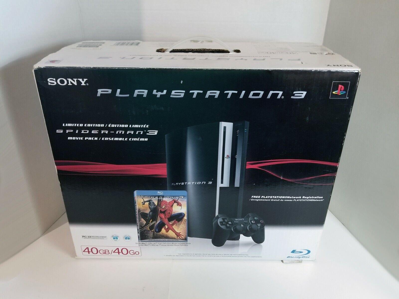 Sony Playstation Ps3 Spiderman Launch Edition 40gb Console
