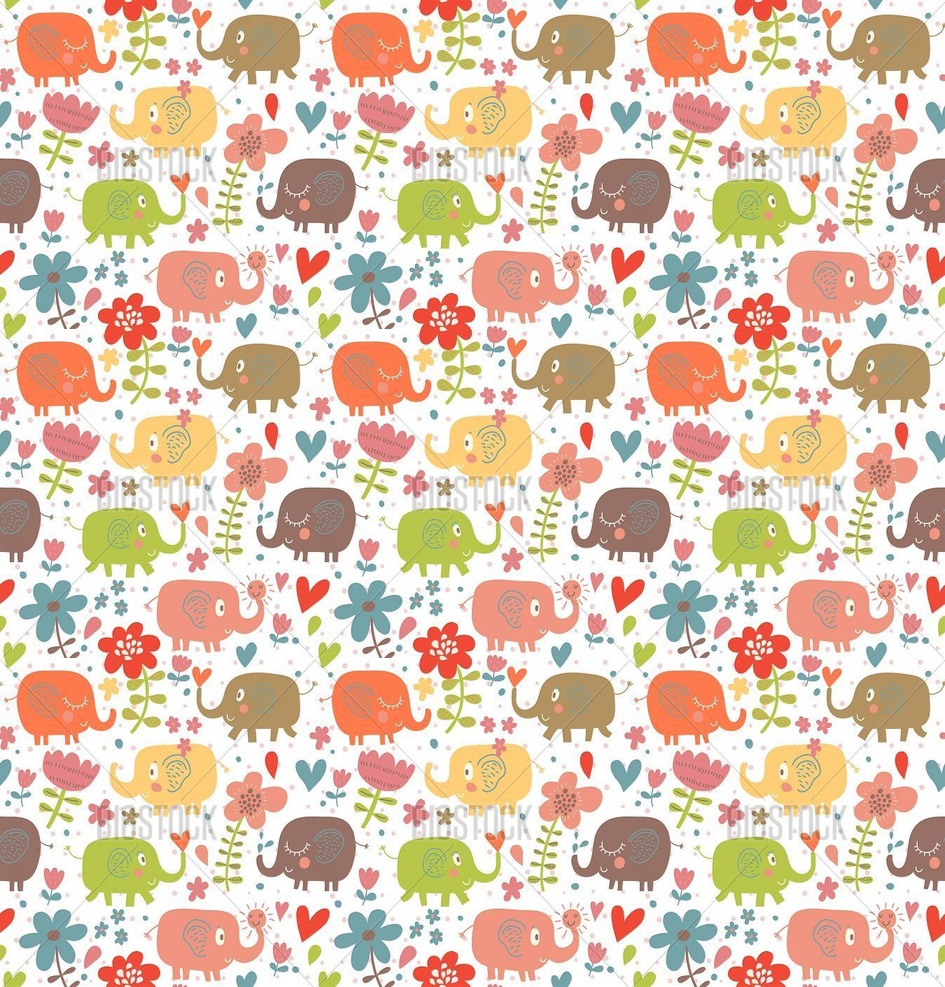 40+] Elephant Pattern Wallpaper - WallpaperSafari