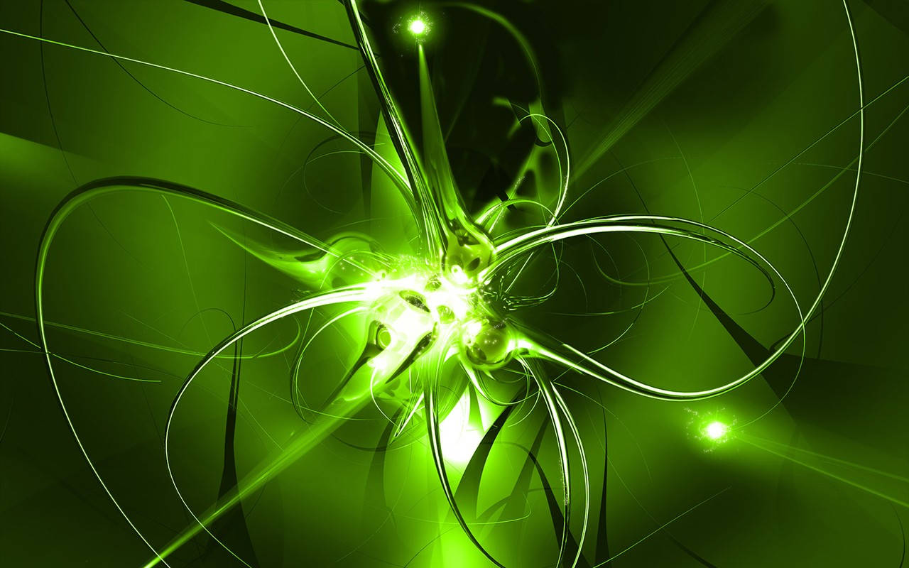 Green Abstract Wallpaper
