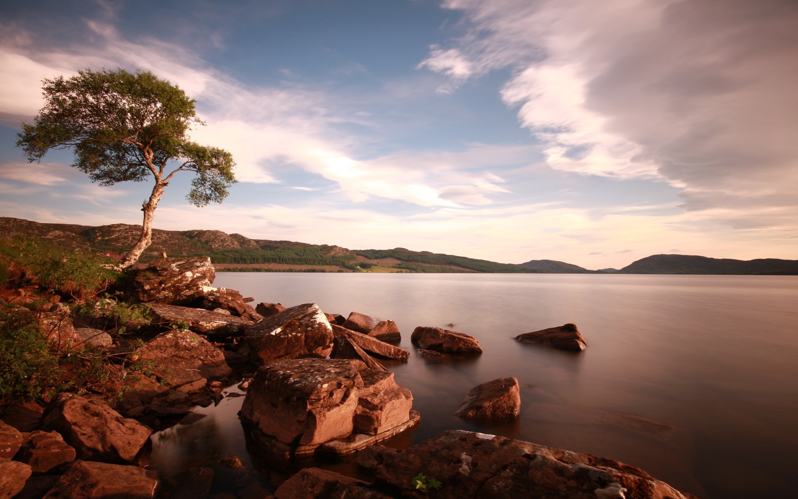 The HD Landscape Image At Lakeshore Widescreen Fresh Sea