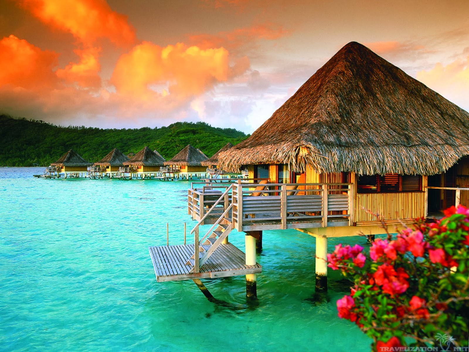 Wallpaper Beauty Of Nature Tahiti Islands Resort Is A World Best