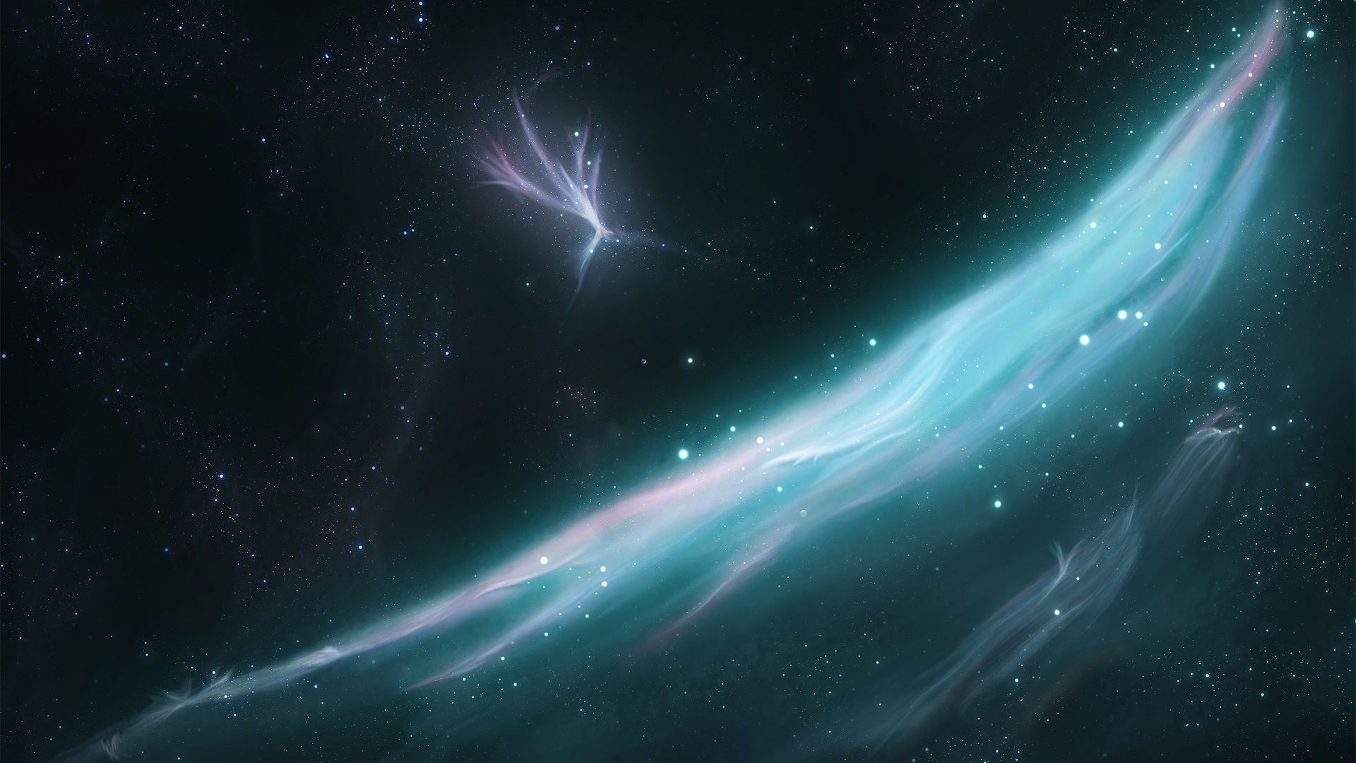 Sci Fi Galaxy Wallpaper Background
