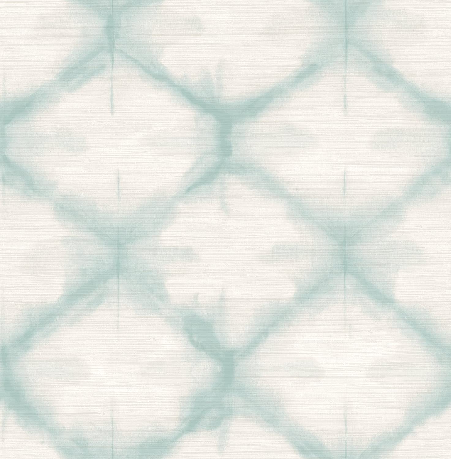 A Street Prints Aqua Zanzibar Shibori Wallpaper