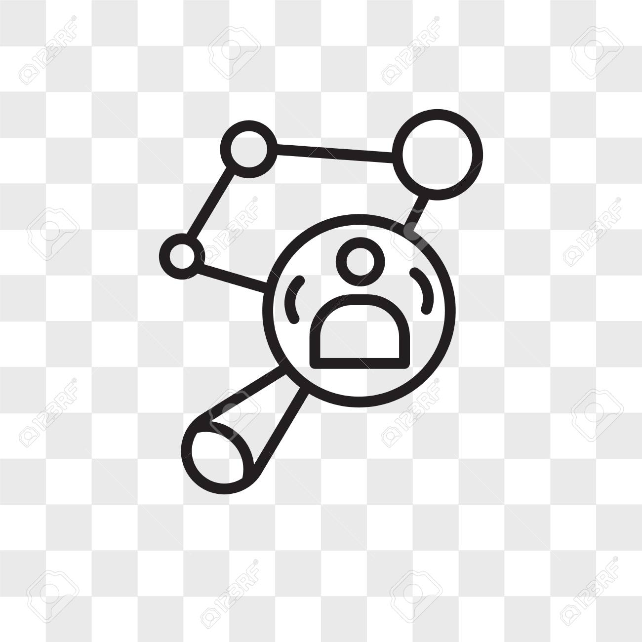 Insight Vector Icon Isolated On Transparent Background