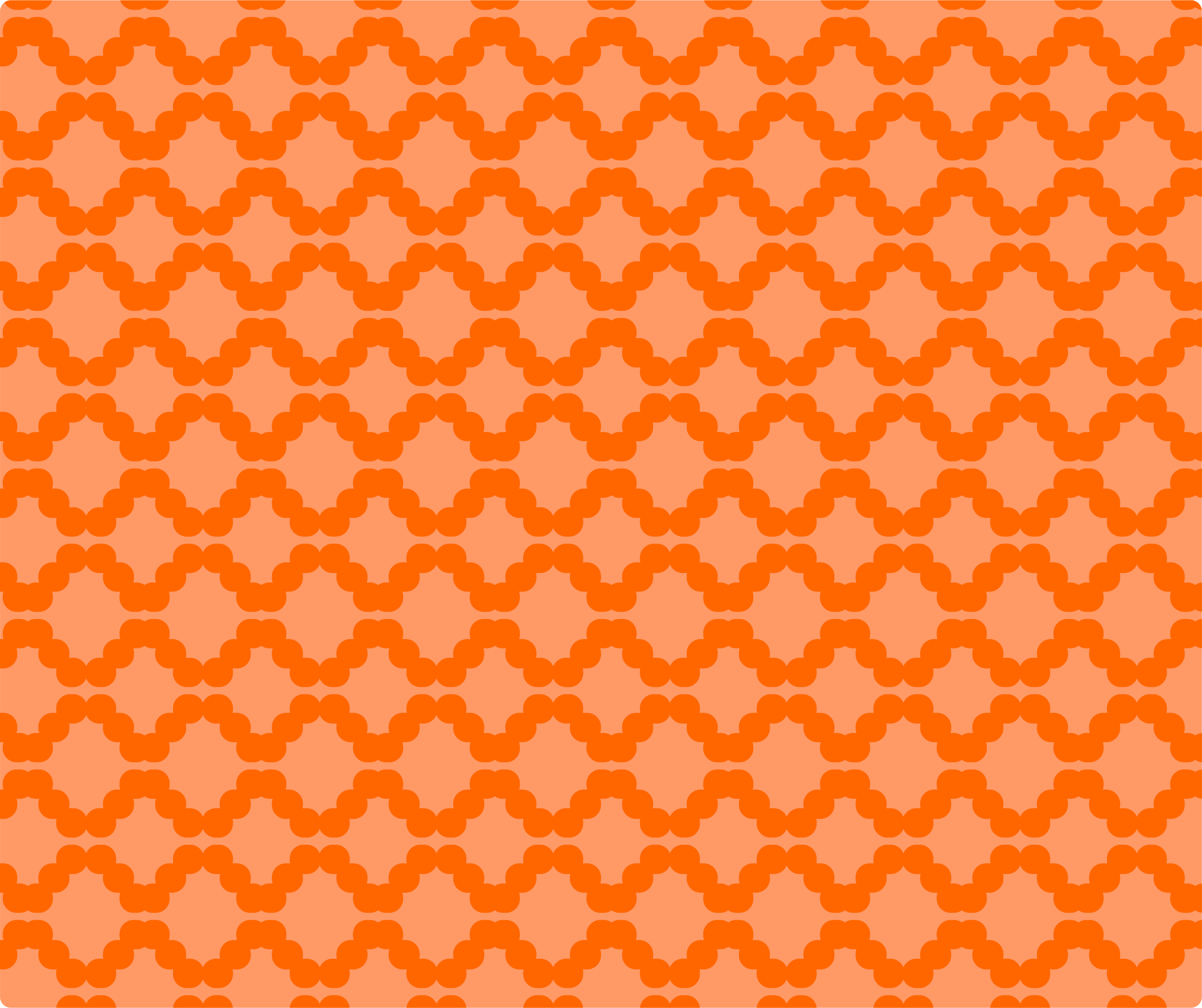 Orange Wallpaper With Seamless Pattern Image