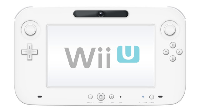 Nintendo Wii U Wallpaper Met Een Gamepad Achtergrond