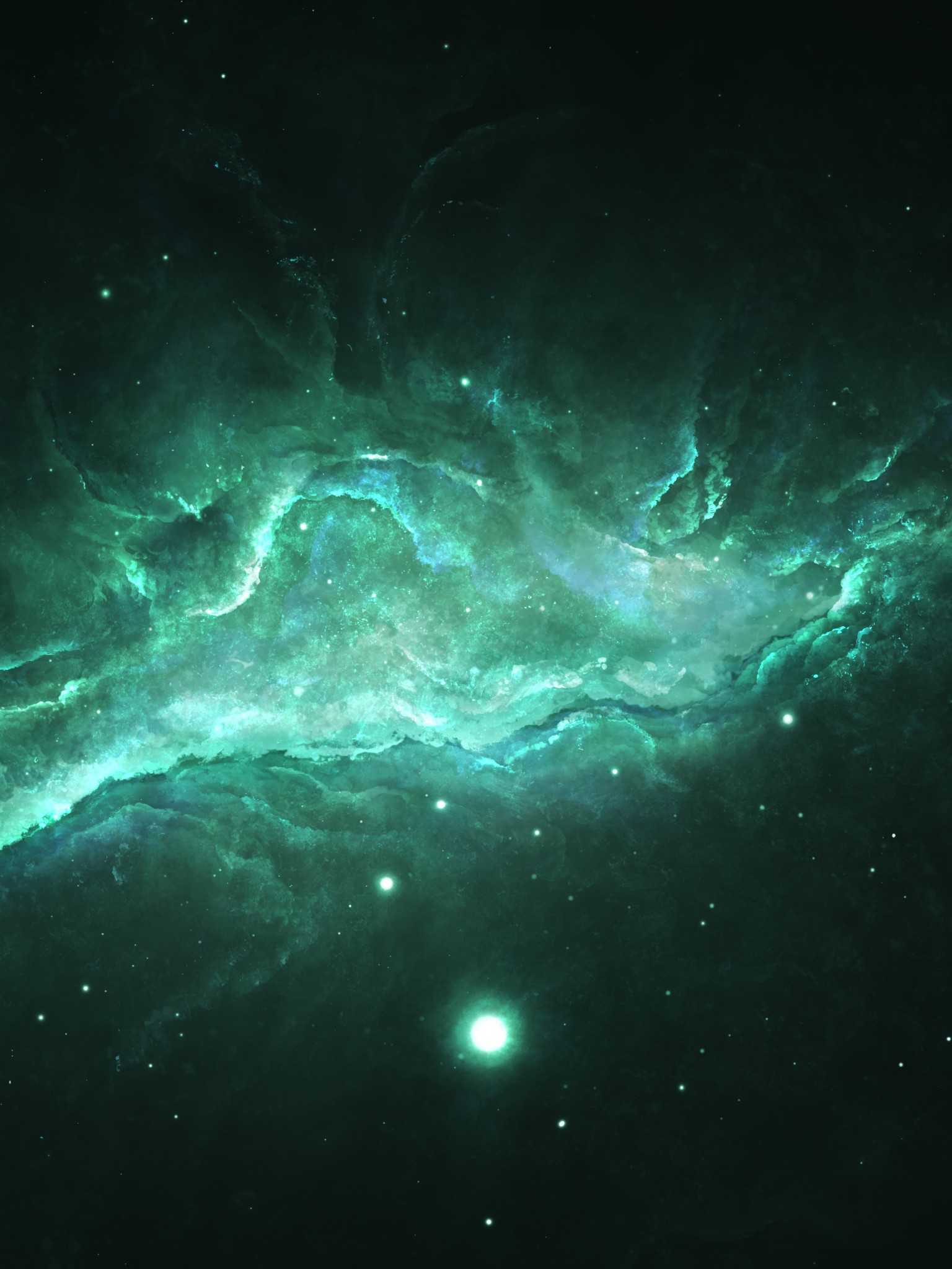 4k Nebula Space Cloud Wallpaper Retina iPad Wall