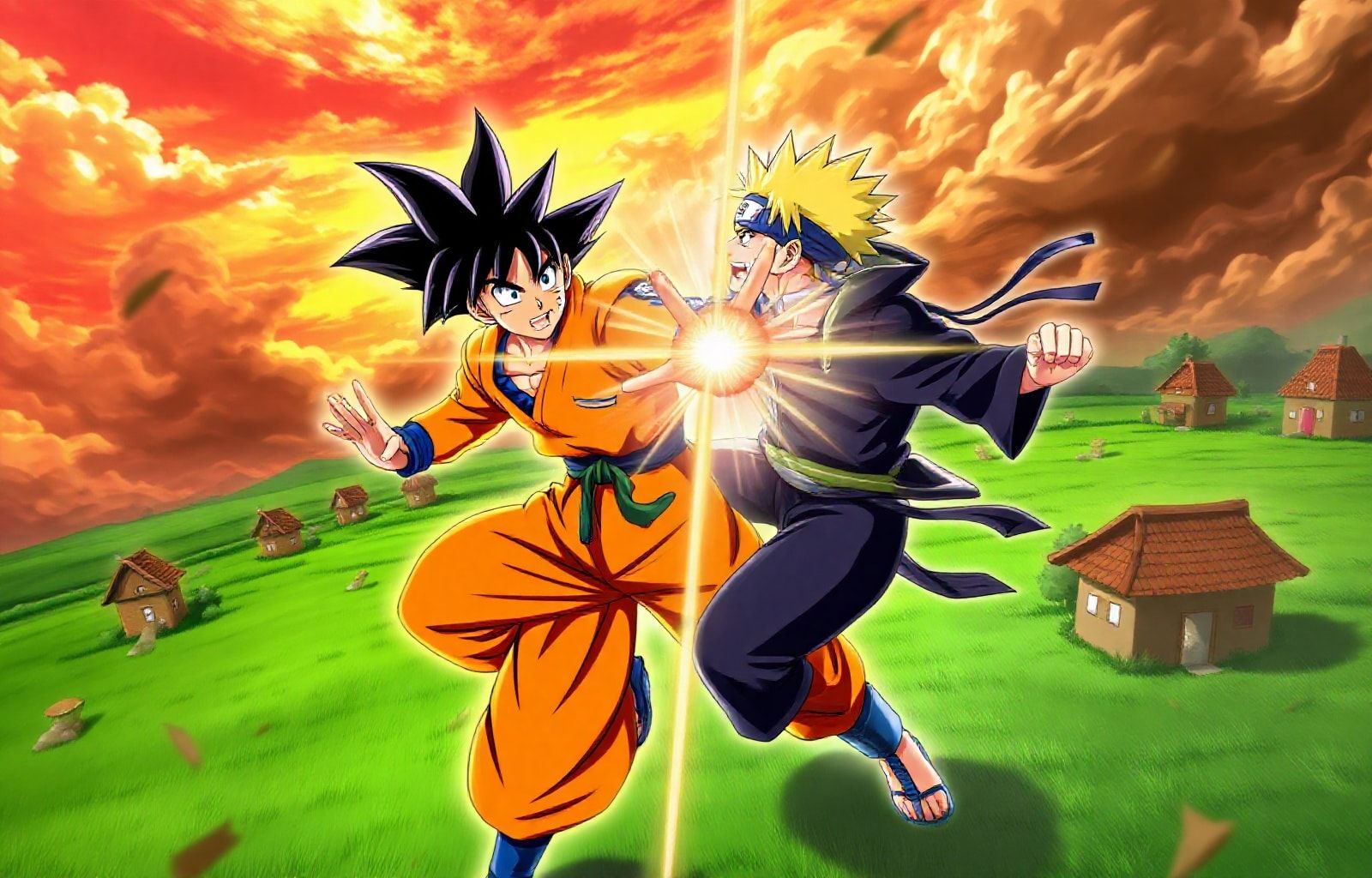 Goku And Naruto Wallpaper