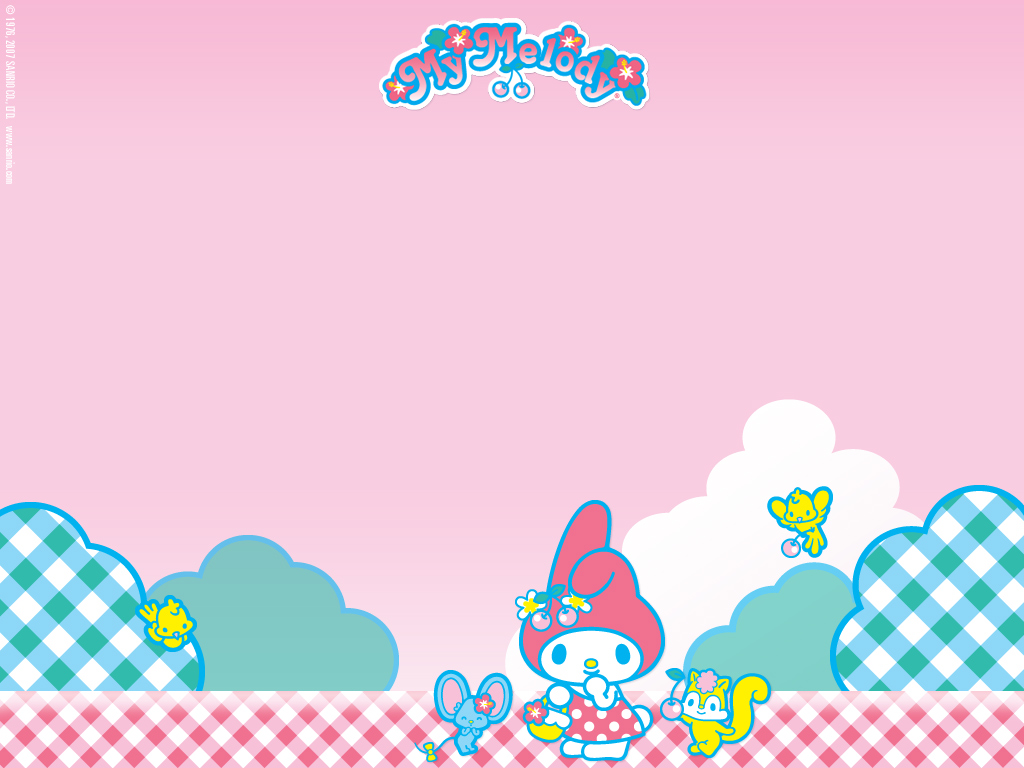 Cute Pink My Melody Desktop Wallpaper At Sanrio Have A